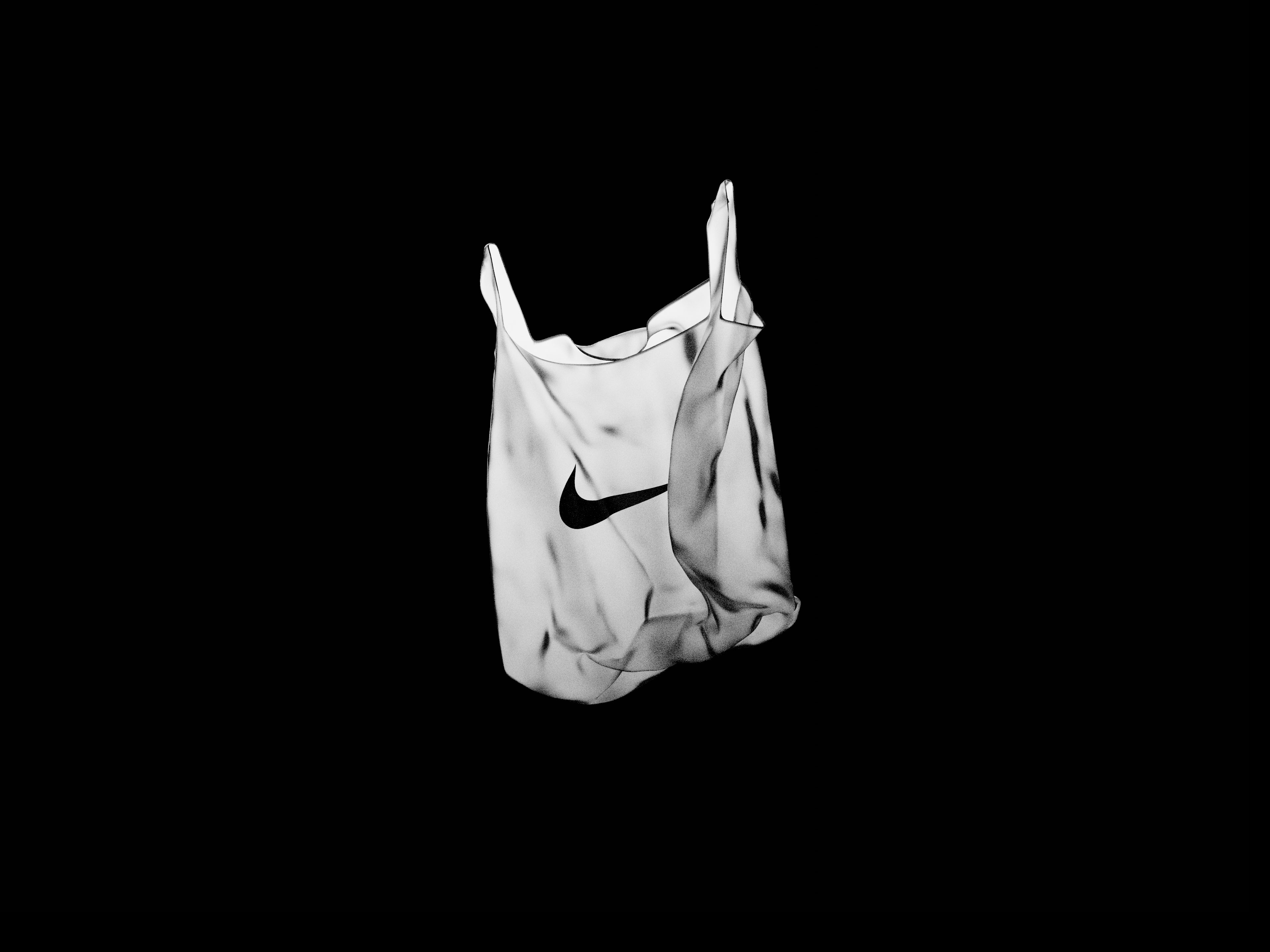 3D rendered plastic bag