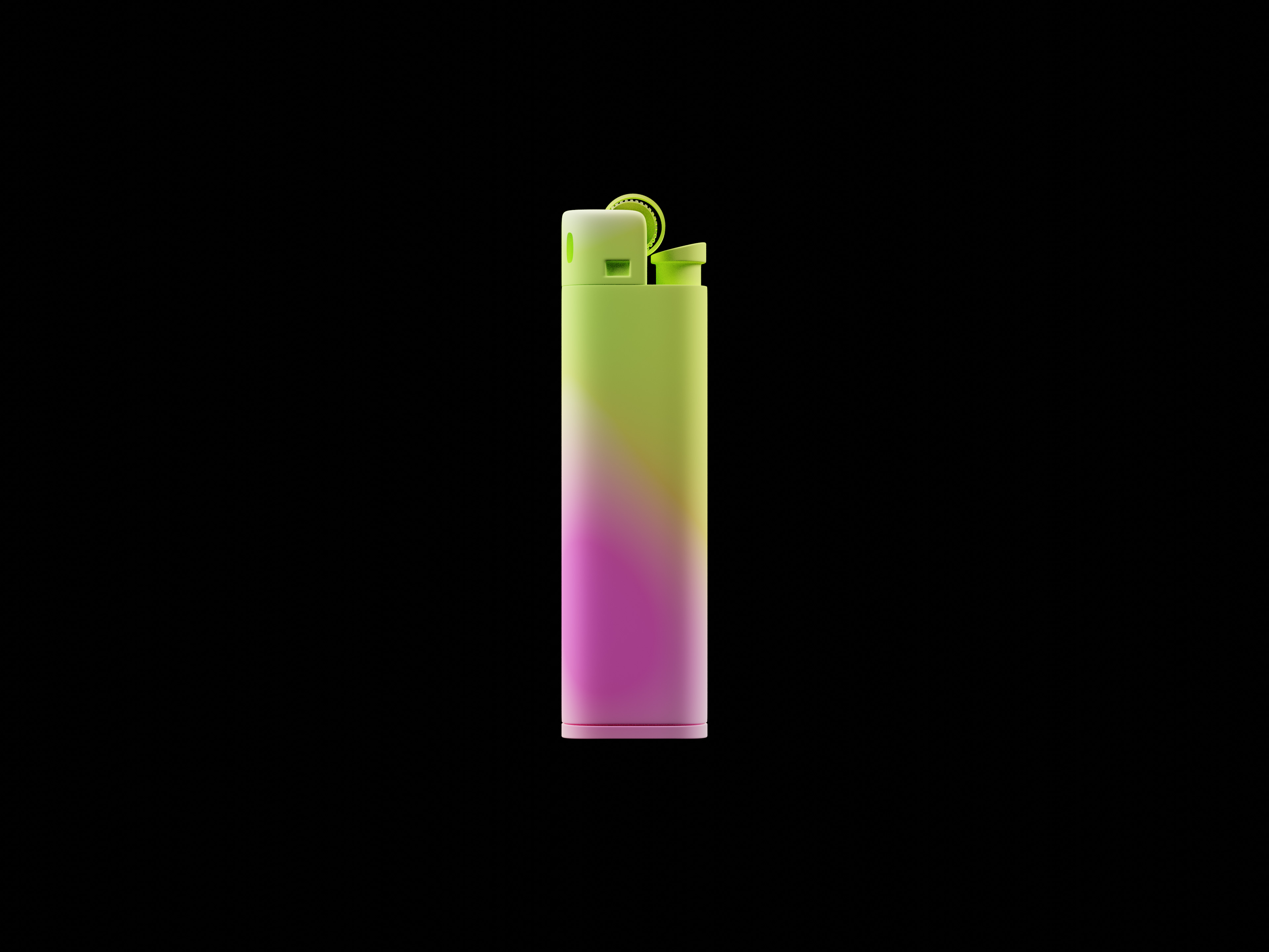 3D rendered lighter