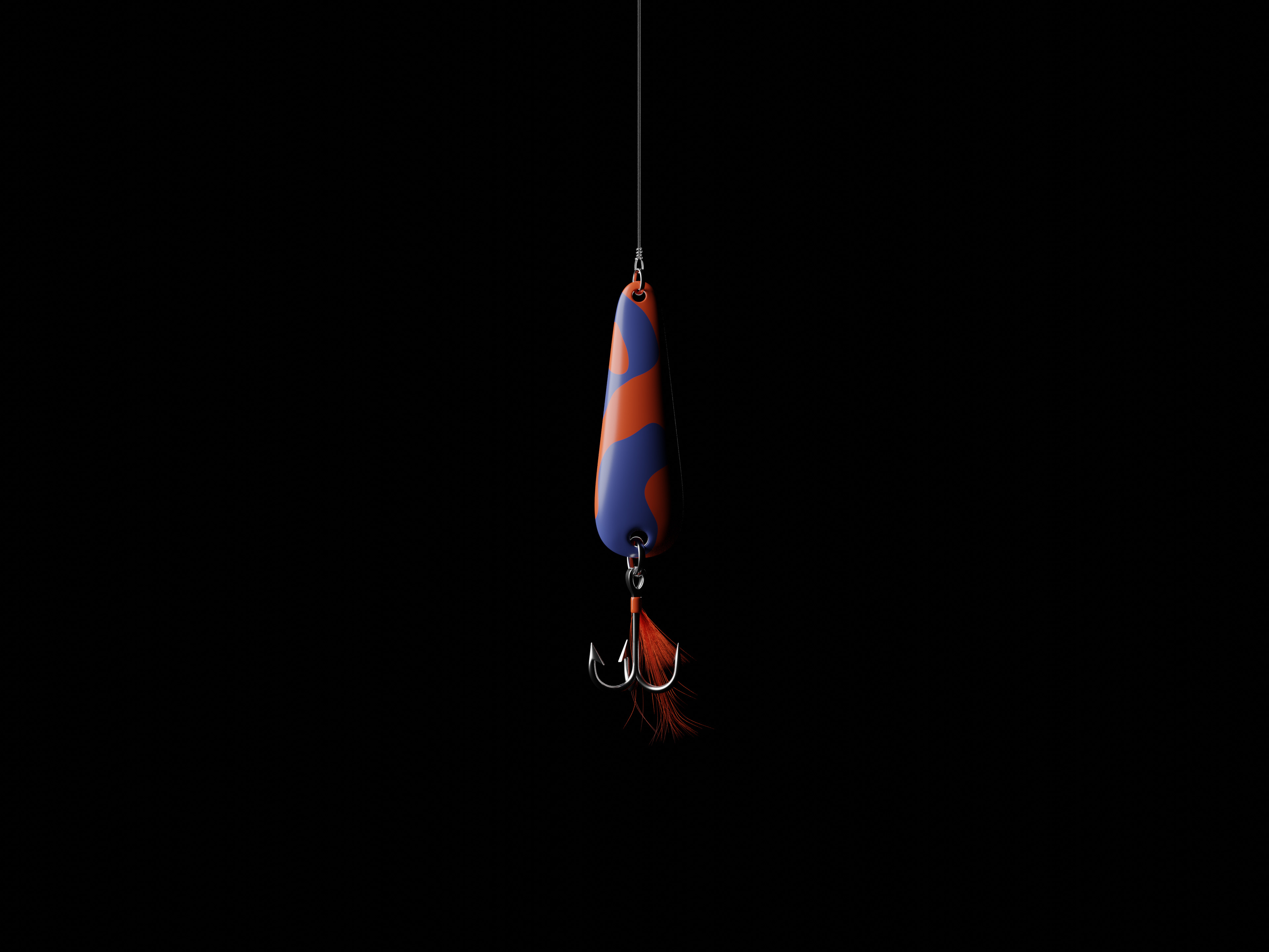 3D rendered fish lure
