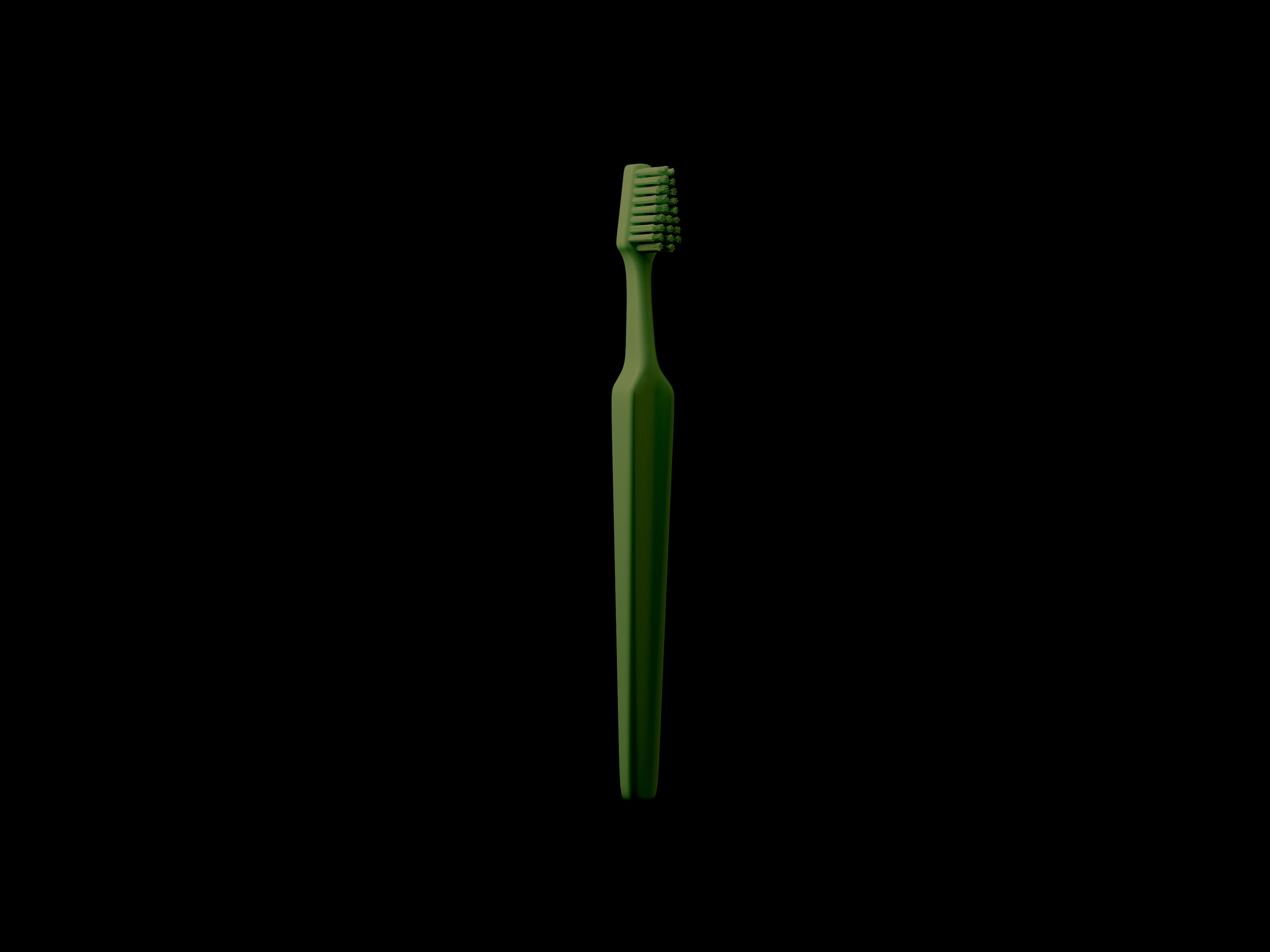 3D rendered toothbrush