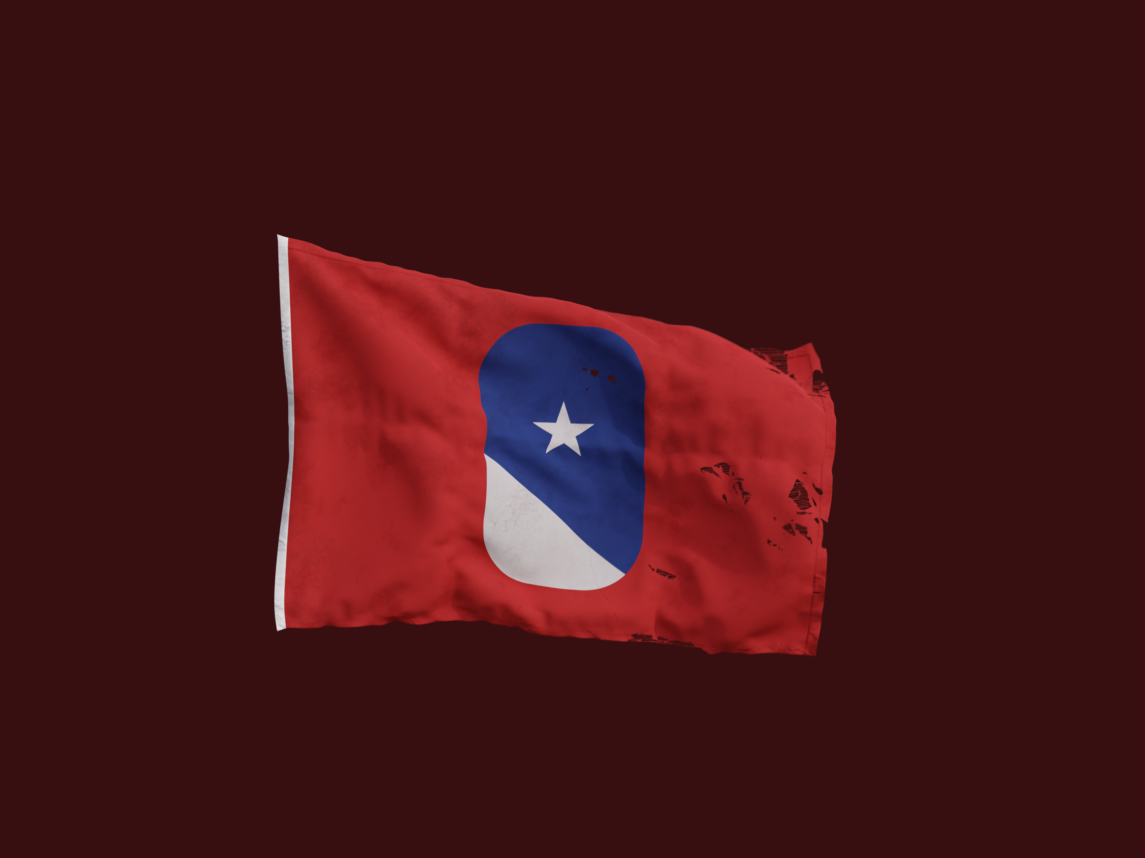 The United Flyover States of America flag