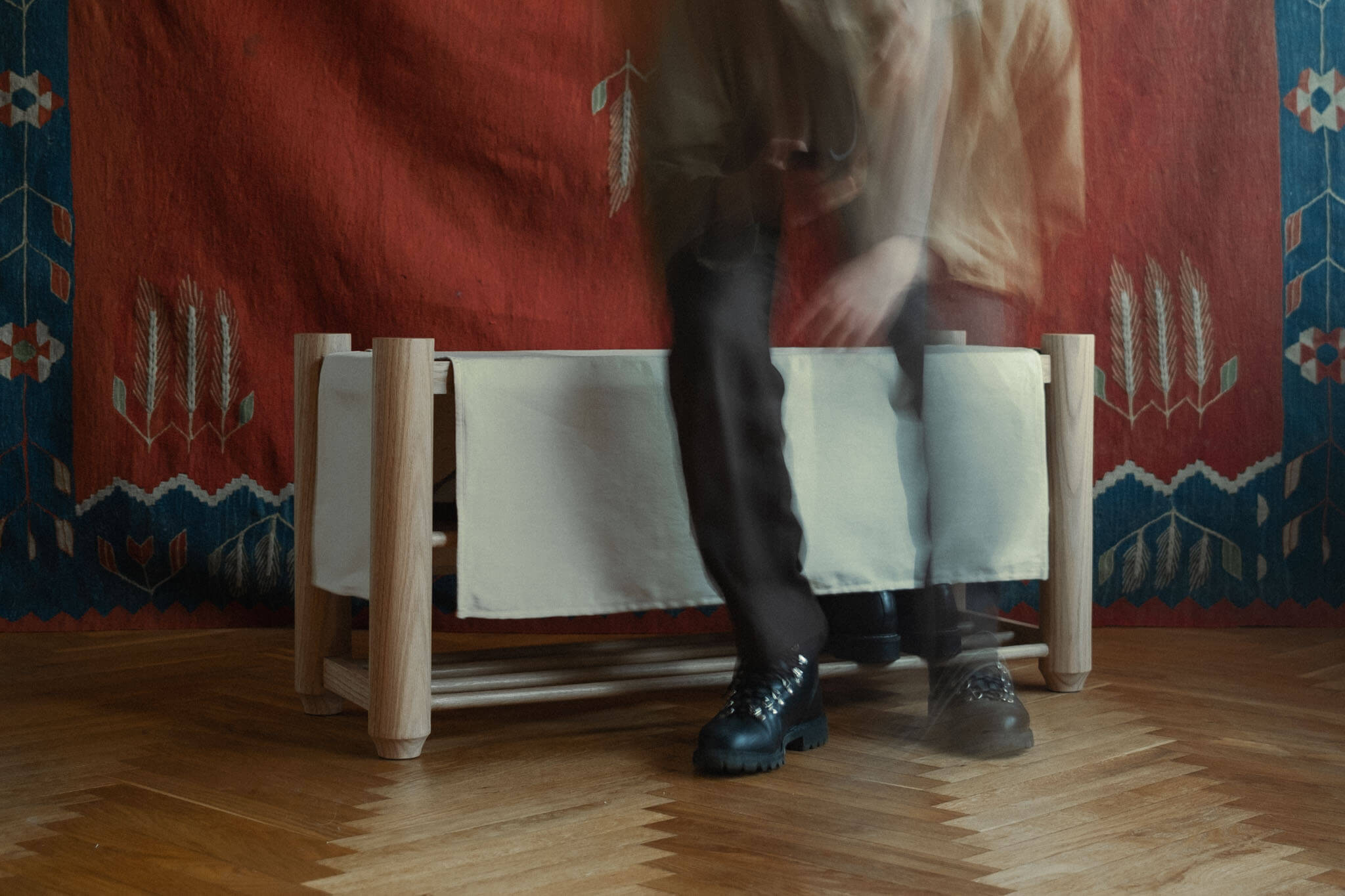 hallway shoe bench