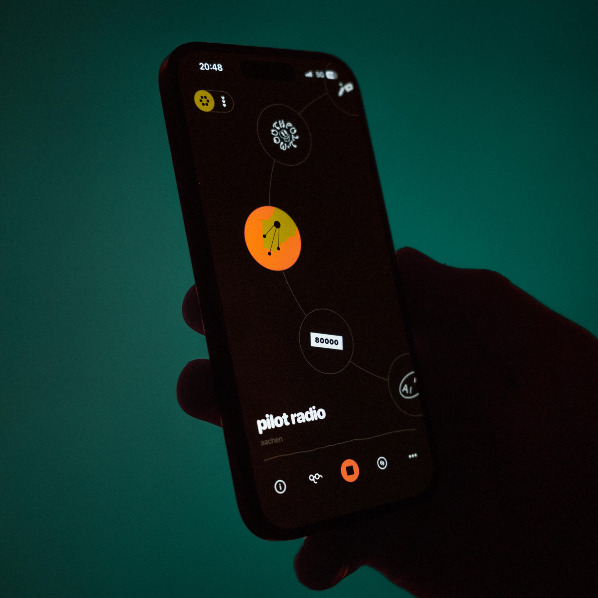 Rolo Radio main screen